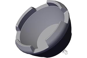 CHAMPKEY Pressure Golf Ball Grabber 2 Pack - 4-Claw Rubber Golf Ball Picker Upper - Premium Golf Ball Retriever for Putter - Only for Hole-End Grips（Not Suitable for Metal Hole-End Grips）