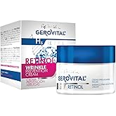 GEROVITAL RETINOL Anti Wrinkle Retinol Cream with Vitamin A and Vitamin E, contains Sepilift Complex, Anti Aging Face Moisturizer with Retinol, 50 mL