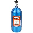 NOS 14745 Electric Blue 10-pound Aluminum Nitrous Bottle with Hi-Flow Valve