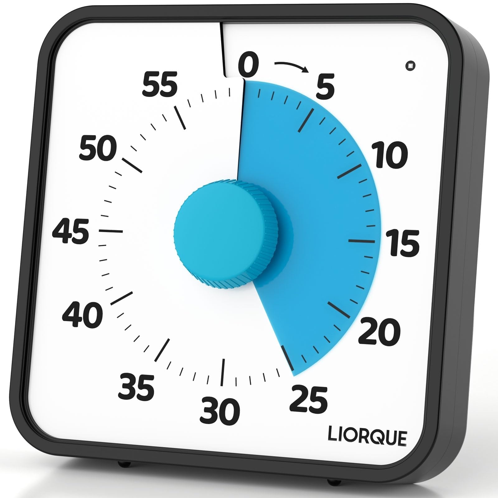 Photo 1 of LIORQUE 60 Minute Visual Timer for Kids and Adults, Non-Ticking 7.5 Inch Large Visual Countdown Timers for Classroom Desk Countdown Clock with Magnetic Backing, Kids Pomodoro Timer Clock