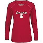 boxercraft Women's NCAA Team Logo Solid Preppy Patch Tee