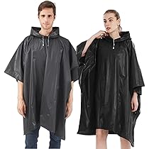 Amazon.com: Rain Ponchos for Adults (2 Pack), Reusable EVA