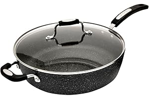 Starfrit The Rock 11" Deep Fry Pan with Lid