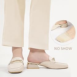 Women's Toe Socks for Mules, Half Socks for Women