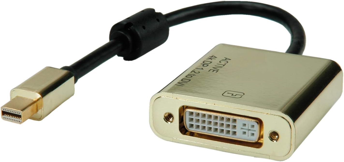 ROLINE GOLD Mini Displayport DVI Adapter with cable | Mini-DP St - DVI Bu | 0.10 m