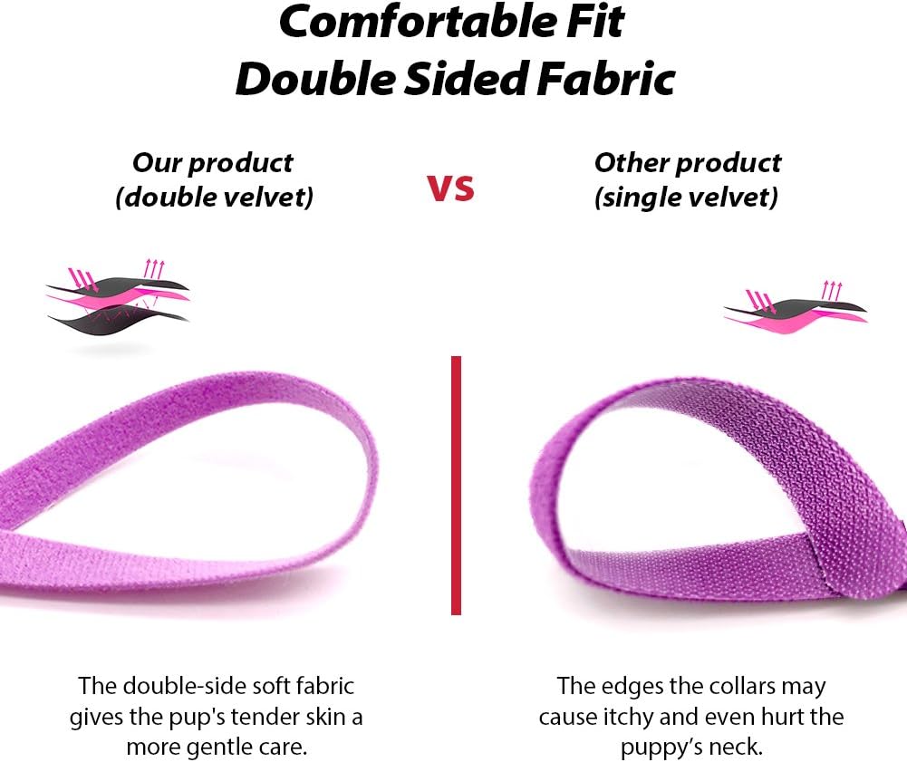 Puppy Whelping Collars, Uiuix 15 Colors Puppy ID Collars, Double-Sided Soft Adjustable ID Bands for Newborn Pet Dog Cat (15 Pcs) : Pet Supplies