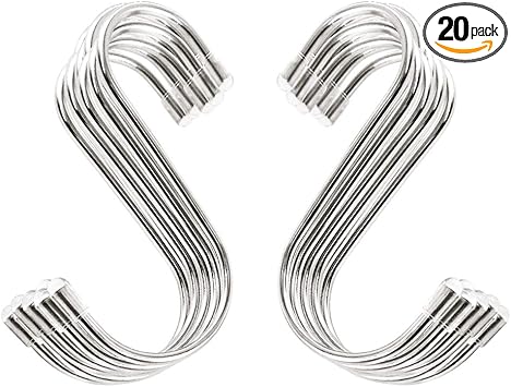 Metal Hanging Hooks: 20 pack