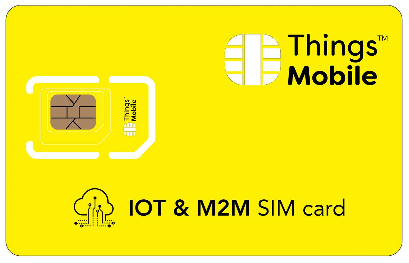 IoT (Internet Of Things) SIM Card - GSM/2G/3G/4G - Ideal for home automation applications, smartwatches, smartcities, telemetry, smart health, smart mobility, wearables, etc., with €10 credit