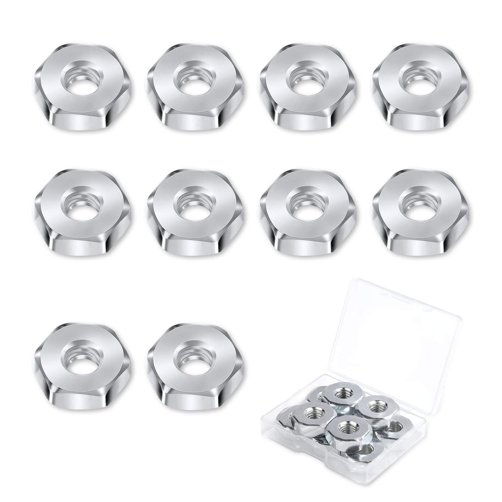 NQEUEPN 10pcs Chainsaw Bar Nuts for STIHL MS170 MS170C MS171 MS180 MS181 MS192T MS200 MS200T MS210 MS211 MS230 MS231 Chainsaw Sprocket Cover Bar Nut Chainsaw Replacement Bar Nuts
