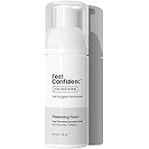 Feel Confident Haircare Thickening Foam - Foam Pump Hair Surgeon Formulated For Men and Women with Fine or Thin Hair Volumizing Foam Lightweight Mousse-Like Texture for Fuller Thicker Hair 1.7 oz/50mL
