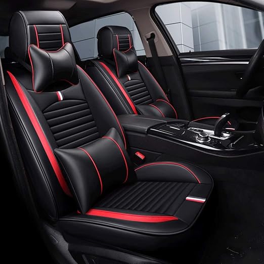 full set black/red sport style Car seat covers fit Volvo V40 archives