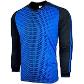 Boy's Goalkeeper Jersey, Youth Sizes Soccer Goalie Shirt with Sponge Protector