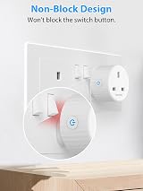 Eightree Smart Plugs 4 Pack Energy Monitoring WiFi Alexa Google Home 13A view 7