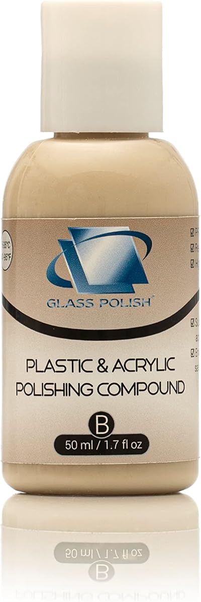 Glass Polish 1.7oz Plastic & Acrylic Polishing Compound GP14017