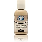 Glass Polish 14017 Plastic & Acrylic Polishing Compound for Professional High-Gloss Micro Finishes - 1.7oz (50ml)