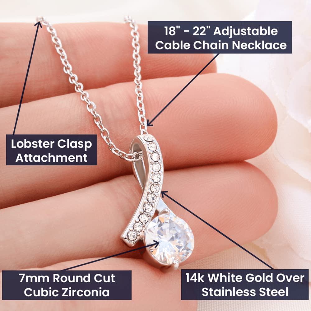 FG Family Gift Mall Sweet 16 Gifts For Girls, 16th Birthday Gifts For 16 Year Old Girl, Happy Sweet Sixteen Bday Card Gift Ideas Necklace with Message Card and Gift Box