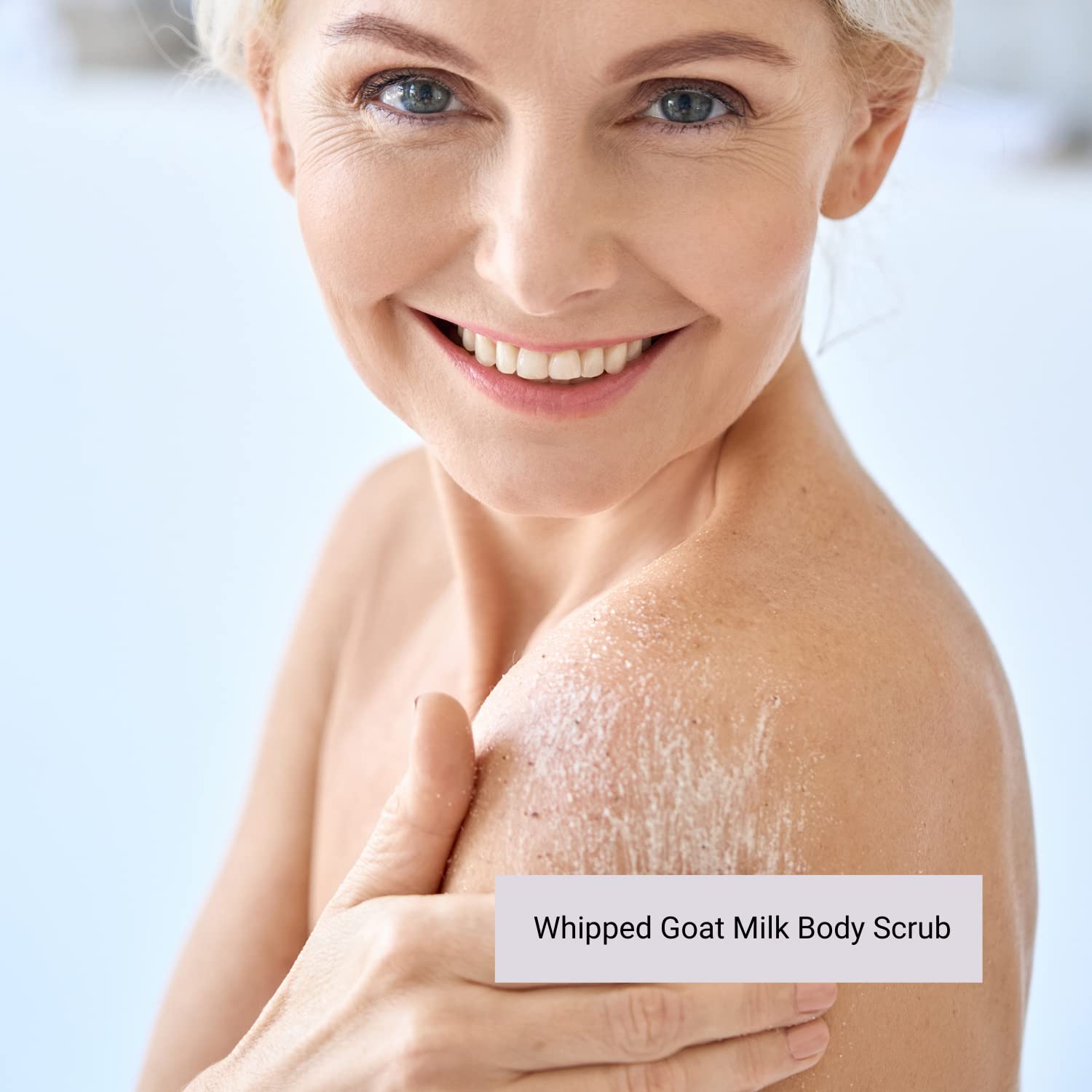 Dionis - Goat Milk Skincare Scented Whipped Body Scrubs - Intensely Hydrating Exfoliating Wash for Softer, Smoother Skin, Made in the USA - Cruelty Free and Paraben Free, Verbena & Cream, 6oz