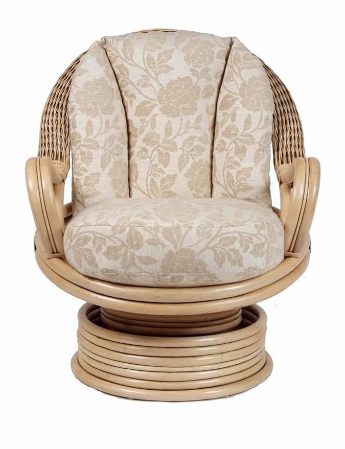 Desser Deluxe Swivel Rocker Chair in Emily Fabric 360° Swivel with