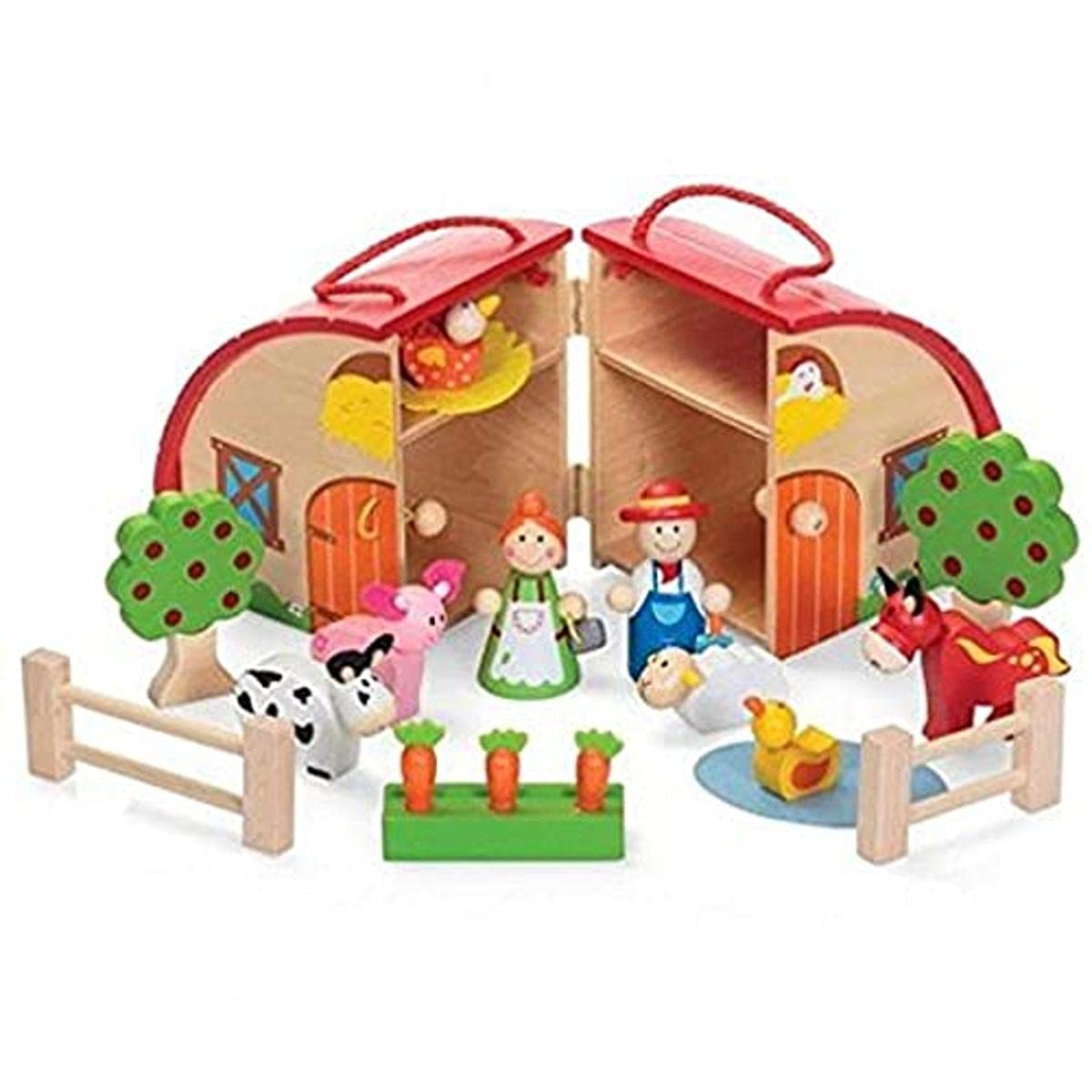 Hawkin's Bazaar Wooden Farm Playset