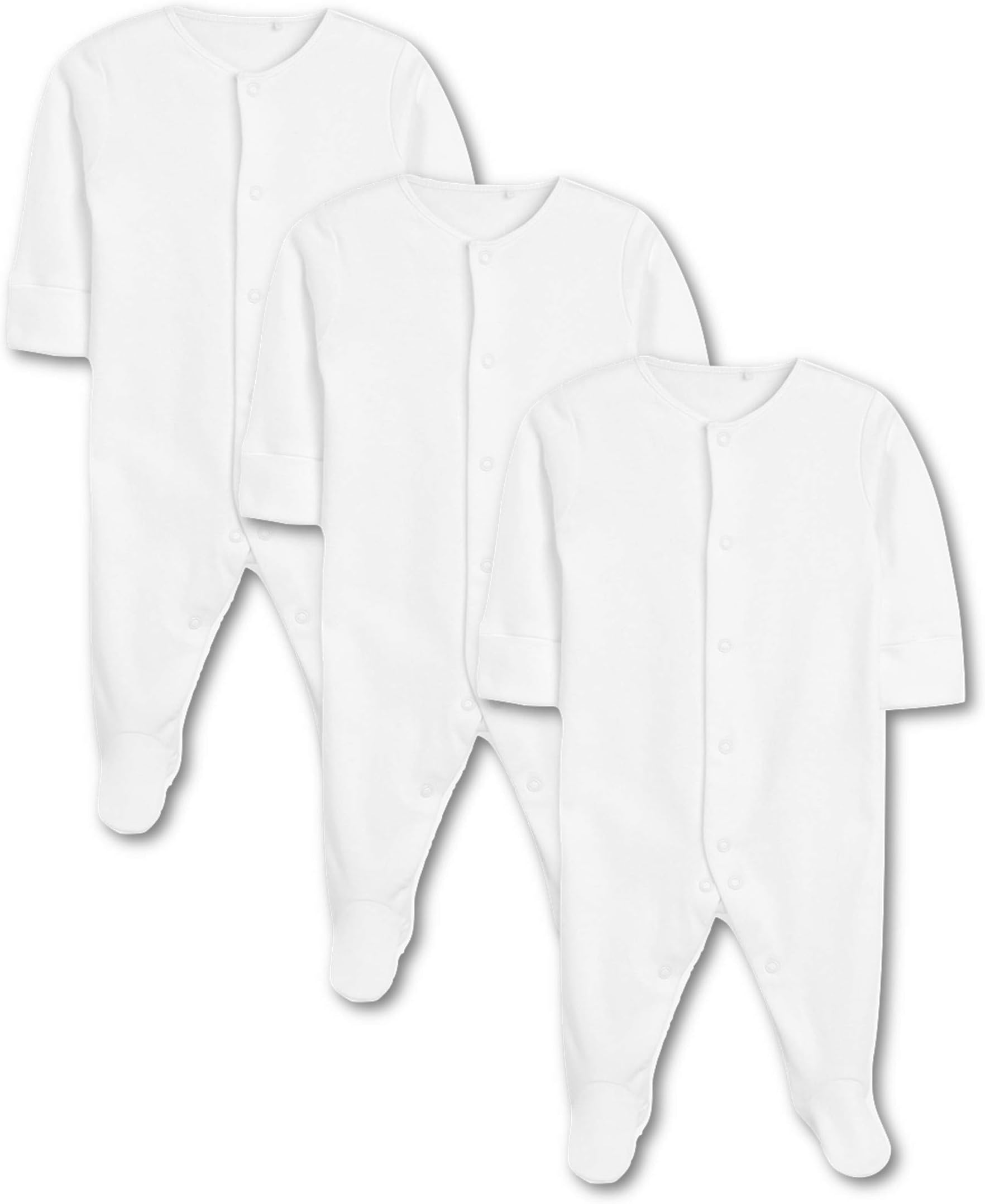 100% Organic Cotton Multi Color Sleepsuit/Onesie/Romper for Baby Boy & Baby Girl