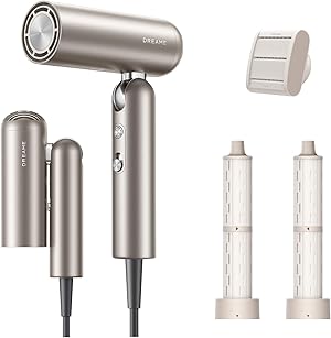Dreame Pocket Neo Hochgeschwindigkeits-Haartrockner, 3 klappbare Formen, 300 g, 110.000 U/min Motor, 300 Millionen negative Ionen/cm³, konstant 57 °C, 40s NTC-Trocknung, 2026 Neue