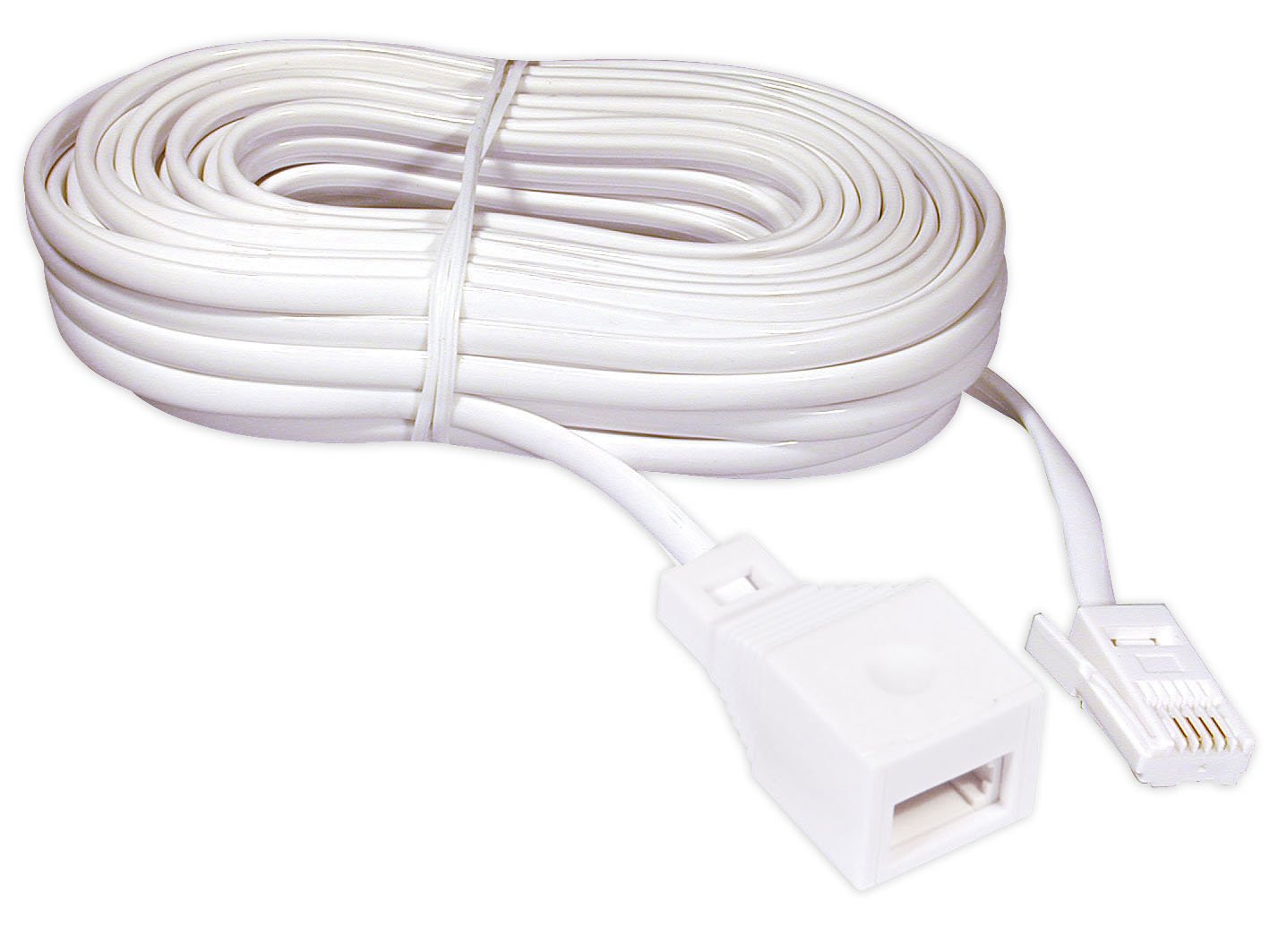Philex 19852PB 10m Broadband Ready Telephone Extension Lead, White