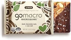 Dark Chocolate Nuts + Sea Salt MacroSquare - Single Bar