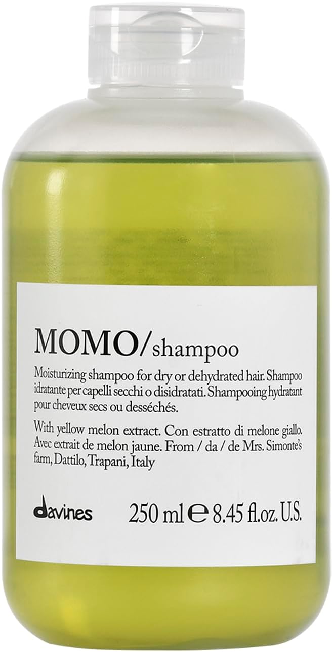 Davines MOMO Shampoo 250ml Dry Dehydrated Hair Hydration Gel Texture Creamy Foam