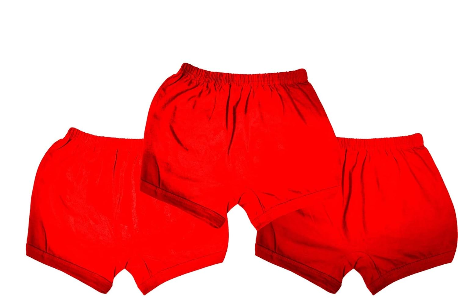 red infant shorts