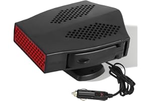 FIDENSIS 12V Car Heater Defroster Windshield De-Icer, 180W, Portable, Ideal for All 12V Vehicles Including Cars, RVs, SUVs, Taxis, and Boats