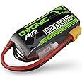 OVONIC 3s Lipo Battery 35C 2200mAh 11.1V Lipo Battery with XT60 Connector for Airplane RC Quadcopter Helicopter FPV Drone (1pcs)