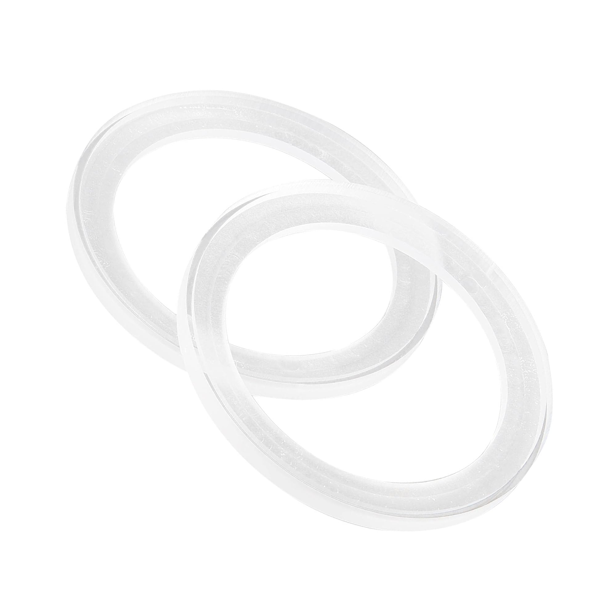 MACHSWON 2Pcs Car Speaker Spacer Ring Mounting Spacer Plate Transparent Acrylic 78mm ID for 3.5 Inch