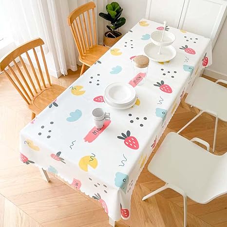 Amazon テーブルクロス マルチクロス 撥水 キャラクター テーブルマット 長方形 80x1 ポリエステル 布 デスクマット 汚れ防止 耐熱 耐久性 柔らかい 食卓カバー 家庭用 店舗用 テーブルクロス オンライン通販