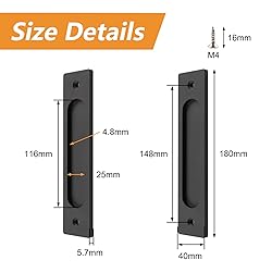 MOROBOR Rectangular Recessed Sliding Door