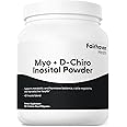 Fairhaven Health Myo-Inositol and D-Chiro Inositol Powder | 40:1 Ratio | Healthy Ovarian & Hormone Balance for Women* | Premium Vegan Inositol Supplement for Women | Non-GMO | 180 Servings