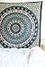 Marubhumi Hippy Mandala Bohemian Tapestries, Indian Dorm Decor, Psychedelic Tapestry Wall Hanging Ethnic Decorative Tapestry (84 x 90 Inches, Multi Dream)