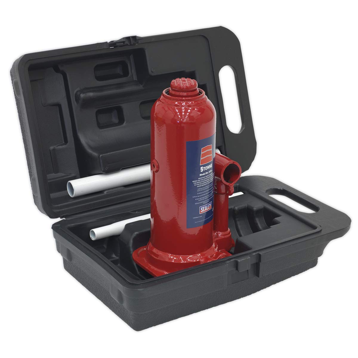 Sealey Sj5Bmc Bottle Jack 5Tonne With Carry-Case