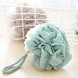 Omenluck 2pc Exfoliating Loofah Sponge Mesh Pouf Shower Bath Ball Deep Clean view 3
