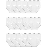 Fruit of the Loom mens Underwear Briefs, Tag Free & Moisture Wicking, Assorted Color Multipacks