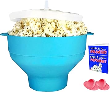 Crisolux Palomitero microondas Silicona Recipiente para Hacer ...