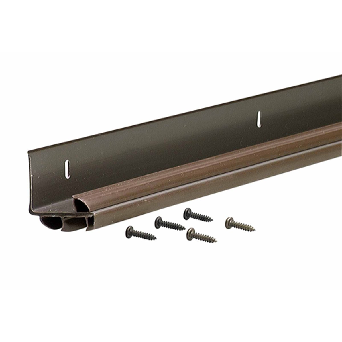 M-D Building Products 82578 36-Inch L-Shaped Replacement Door Bottom with Vinyl Fins, Brown