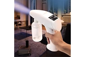 3T GROUP Portable Nano Spray Gun,Electric Barber Spray Bottle Gun,Steam Alcohol Spray Gun,Handheld Cordless Fogger Machine,Mist Sprayer Gun,Nano Atomizer Sprayer Gun for Home,Office,Car 8.45 OZ