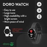 Doro Smart Watch for Seniors - Activity Tracker, Water Resistant, Touch Screen view 2