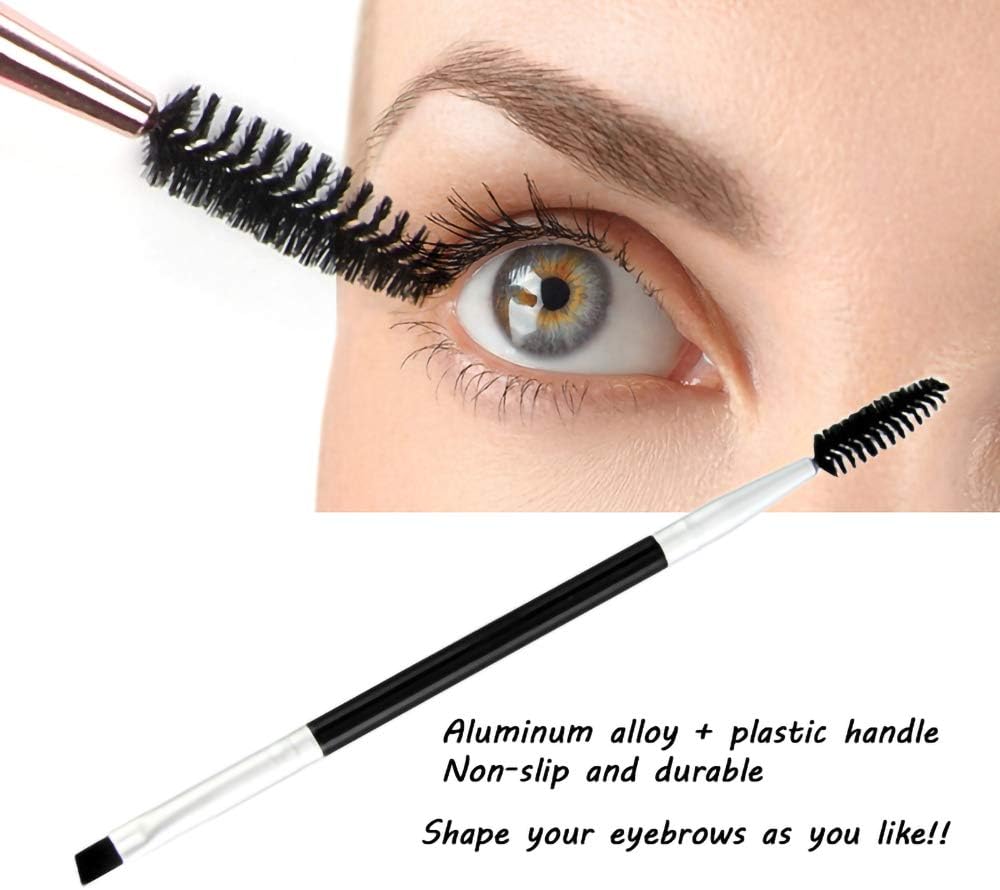 Eyebrow Shaping Kit 4" Curved Stainless Steel Eyebrow Scissors, Slant Tweezers, Eyebrow Razor, Eyebrow Scissors And Double Eyebrow Brush for Women: Home Improvement
