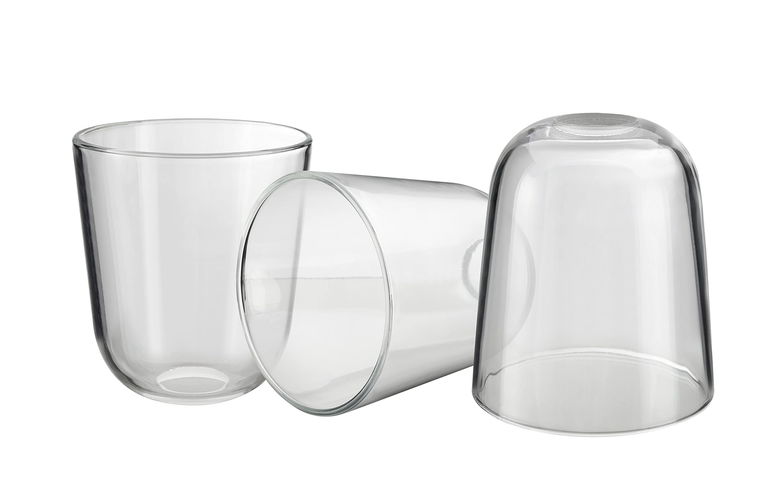 Photo 1 of ***PARTIAL SET***
Aspen Creative 23626-60-3, Clear Glass Shade for Lighting Fixture/Vanity Light/Wall Light, Size: 5-1/4" D x 5-7/8" H, 3Pcs/Pack