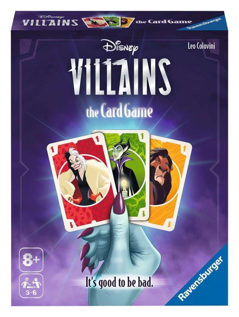 Ravenburger - Disney Villains, Family Card Game, 8+ Years