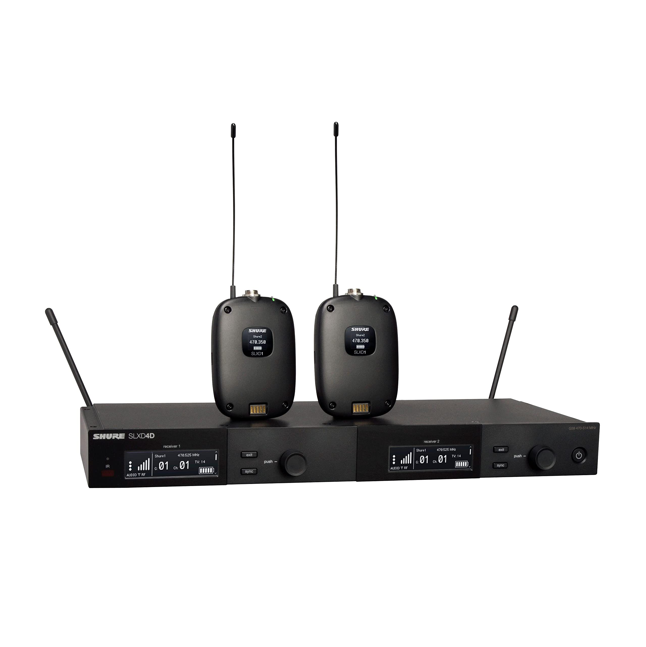 Shure SLXD14D Dual Channel Digital Wireless System