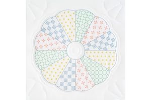 Jack Dempsey Needle Art Dresden Circle 18 inch Quilt Blocks