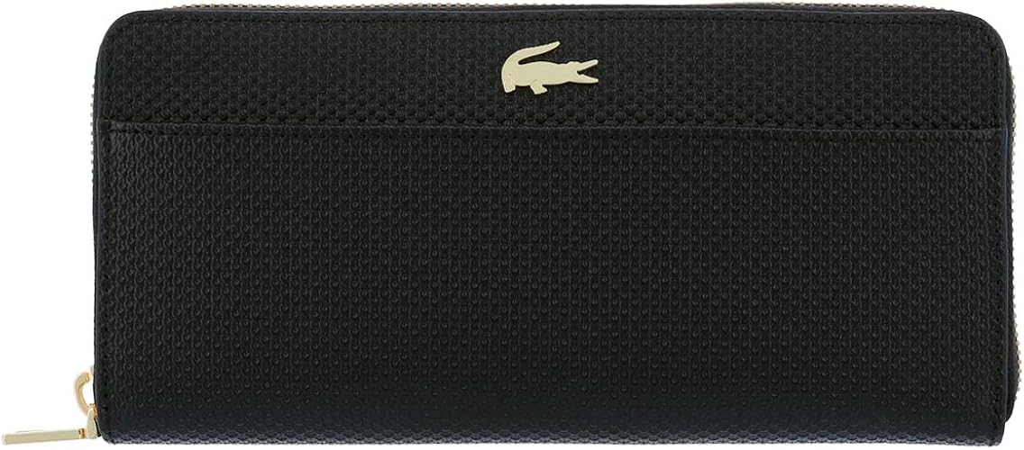 Amazon ラコステ 長財布 ラウンドファスナー Chantaco レディース 000 Black Lacoste ラコステ メンズバッグ 財布
