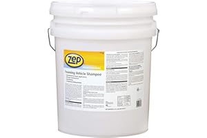 ZEP PROFESSIONAL Zep Foaming Vehicle Shampoo 5 Gallon 1041567 (One Bucket) Excellent for Removing Road Film, Dirt and Salt deposits